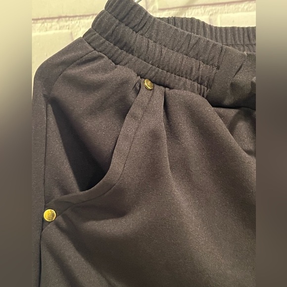 ELIZABETH & NICOLE women black pants/size L - Picture 9 of 10